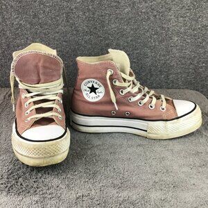 Chuck Taylor All Star Lift Platform Canvas Sneakers Pink Sz 6.5